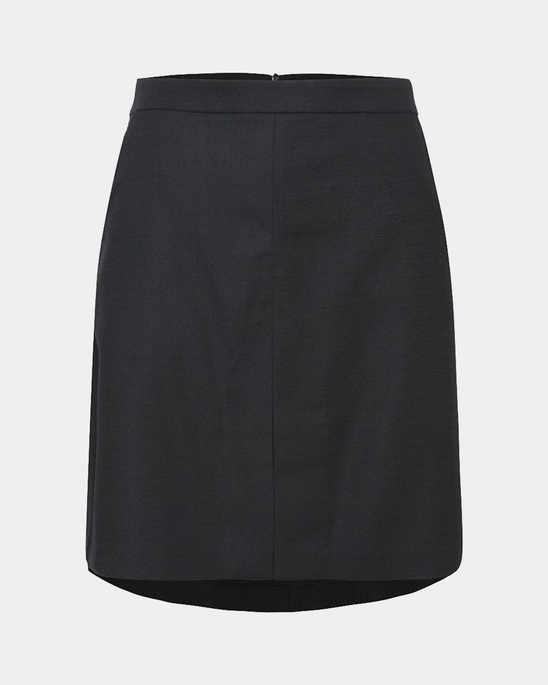 Venti Front Slit Skirt | Black | Forcast - Forcast AU