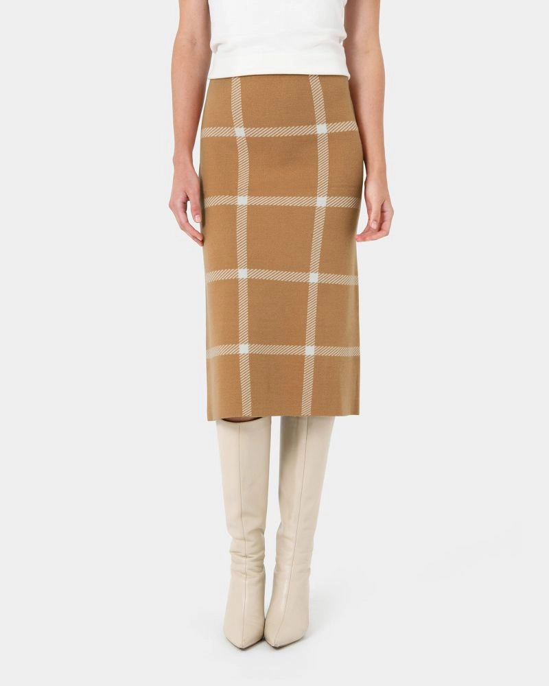 Forcast Clothing - Evia Midi Knit Skirt