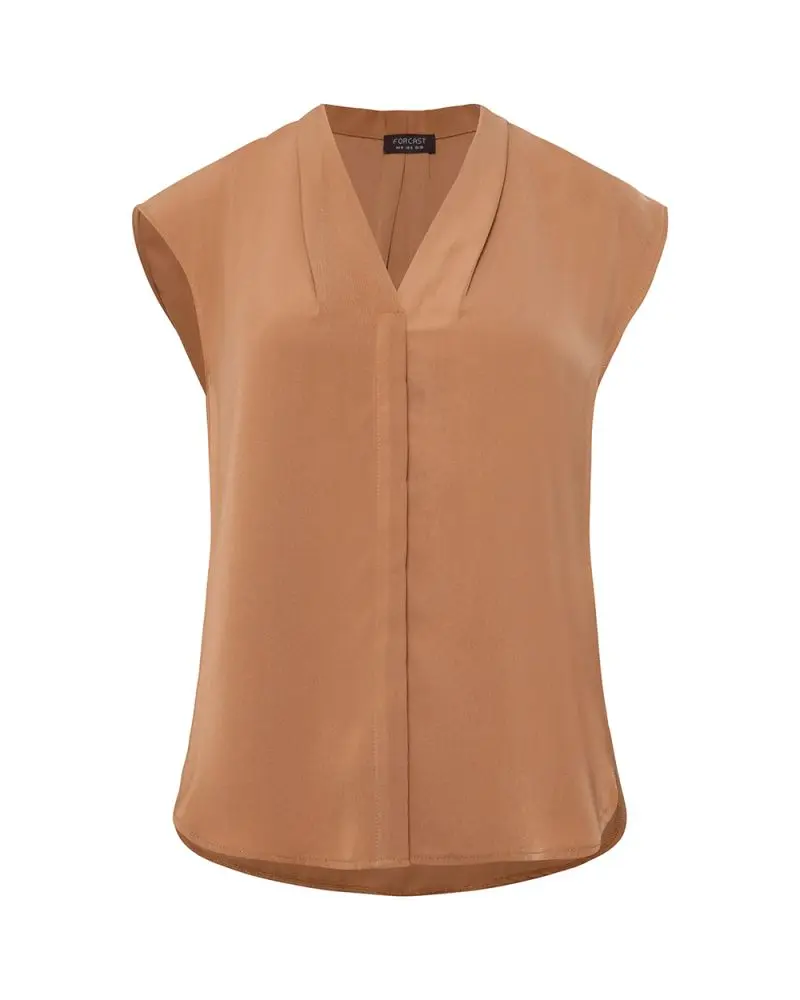 Forcast Clothing - Adelaide V-Neck Cap Sleeve Top