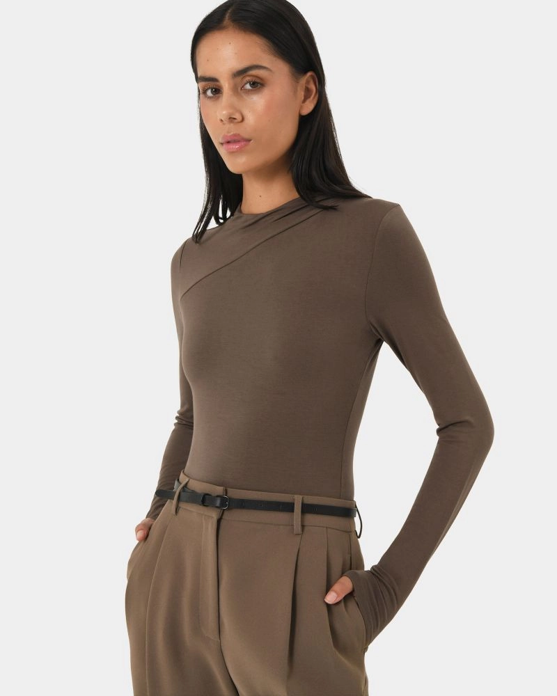 Forcast Clothing - Brooklyn Long Sleeve Bodysuit
