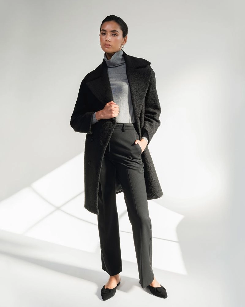 Forcast Clothing - Zahra Boucle Yarn Coat