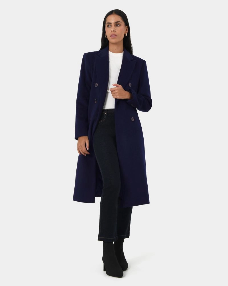 Forcast Clothing - Marjorie Double Breasted Wool Coat