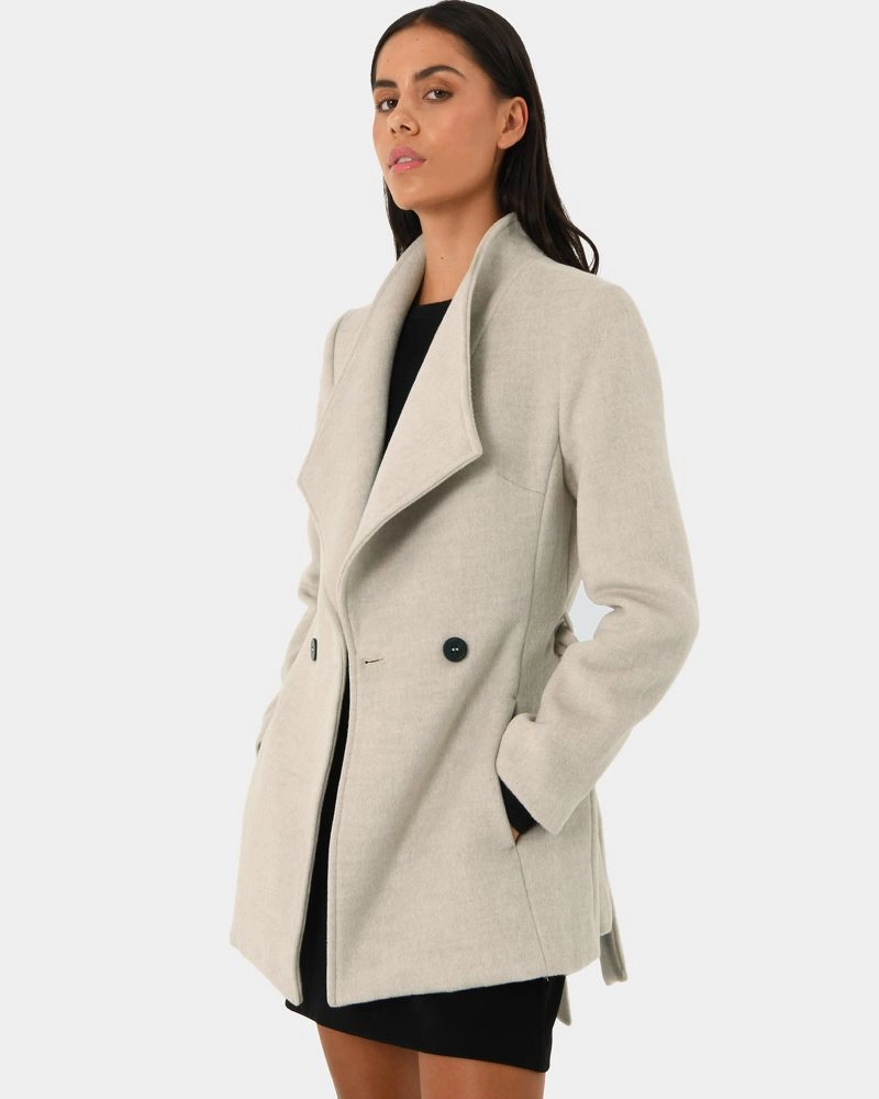 Forcast Clothing - Aileen Double Breasted Short Coat