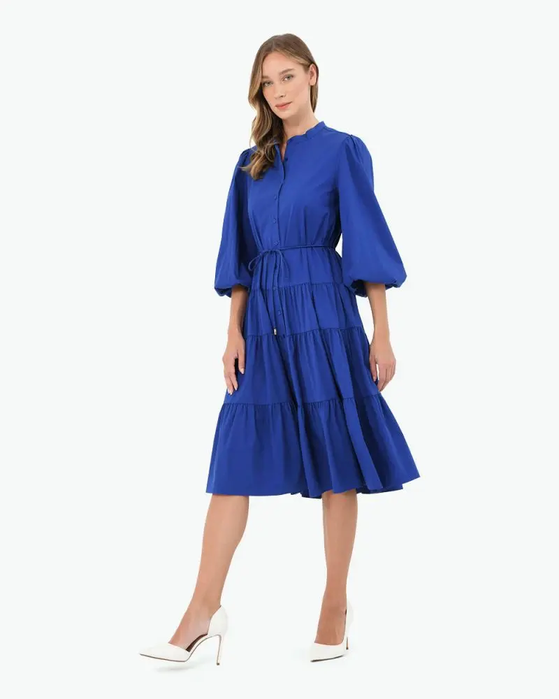 Forcast Clothing - Ilona Cotton Tiered Dress