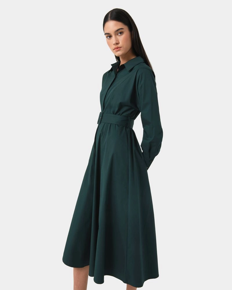 Forcast Clothing - Mazie Cotton Shirt Dress