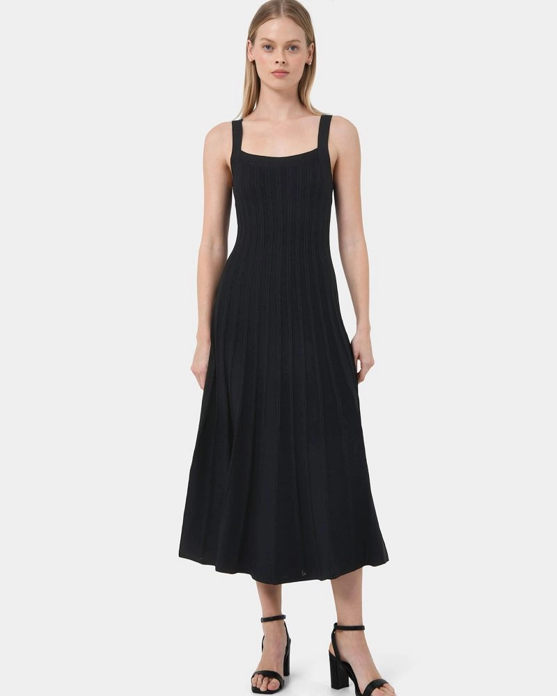 Forcast Clothing - Jolie Square Neck Knit Dress