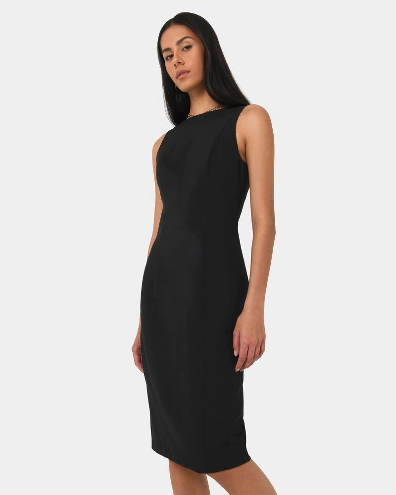 Luna Sleeveless Dress | Black | Forcast - Forcast AU