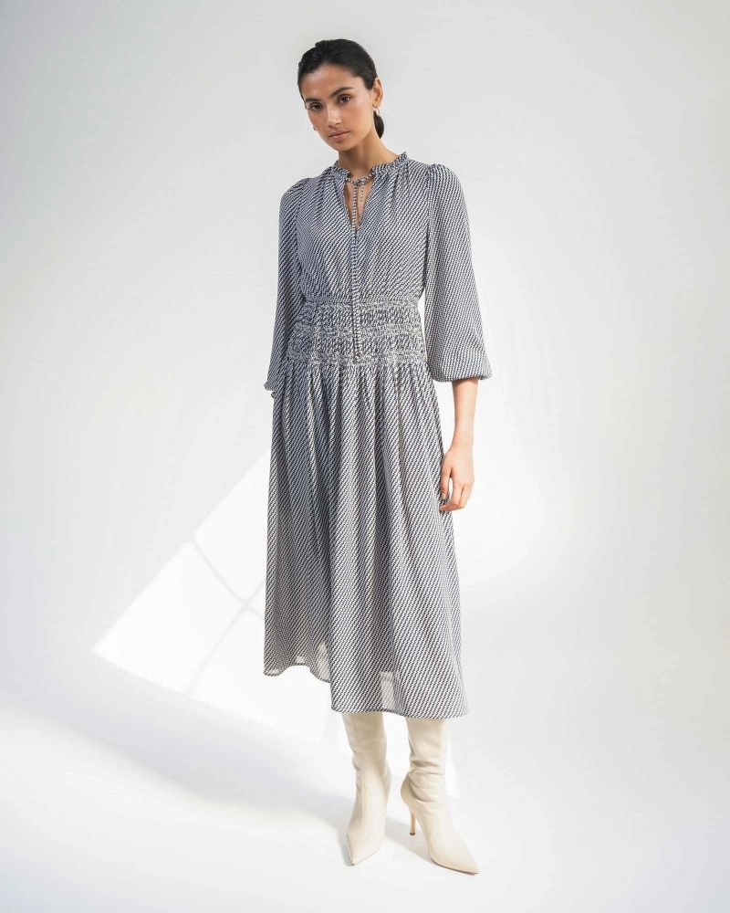 Forcast Clothing - Zahra Geo Print Dress 