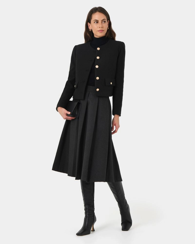 Forcast Clothing - Zahra Boucle Yarn Jacket