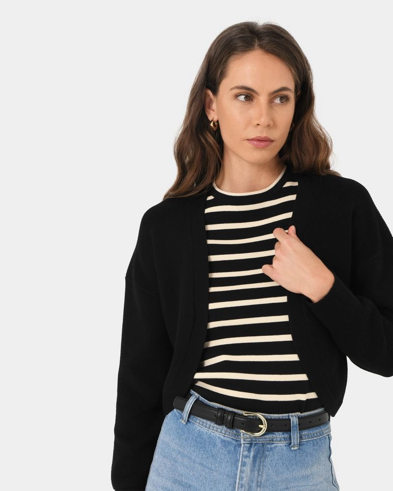 Forcast Clothing - Everleigh Cropped Cardigan