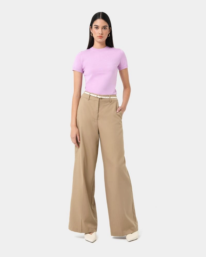 Forcast Clothing - Star Wide Leg Trousers