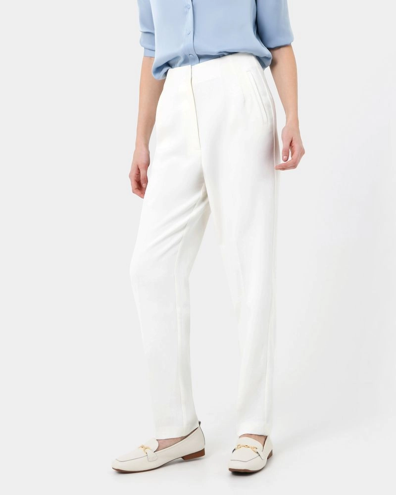 Rylan Tapered Pants | Ivory | Forcast - Forcast AU