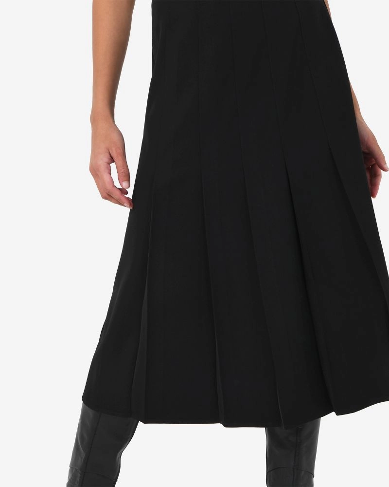 Forcast Clothing - Eloisa Pleated Midi Skirt