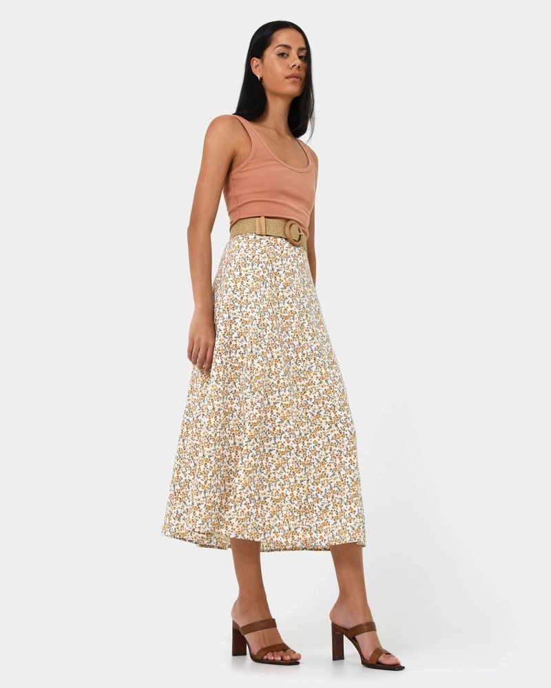 Forcast Clothing - Roxanne Floral Skirt