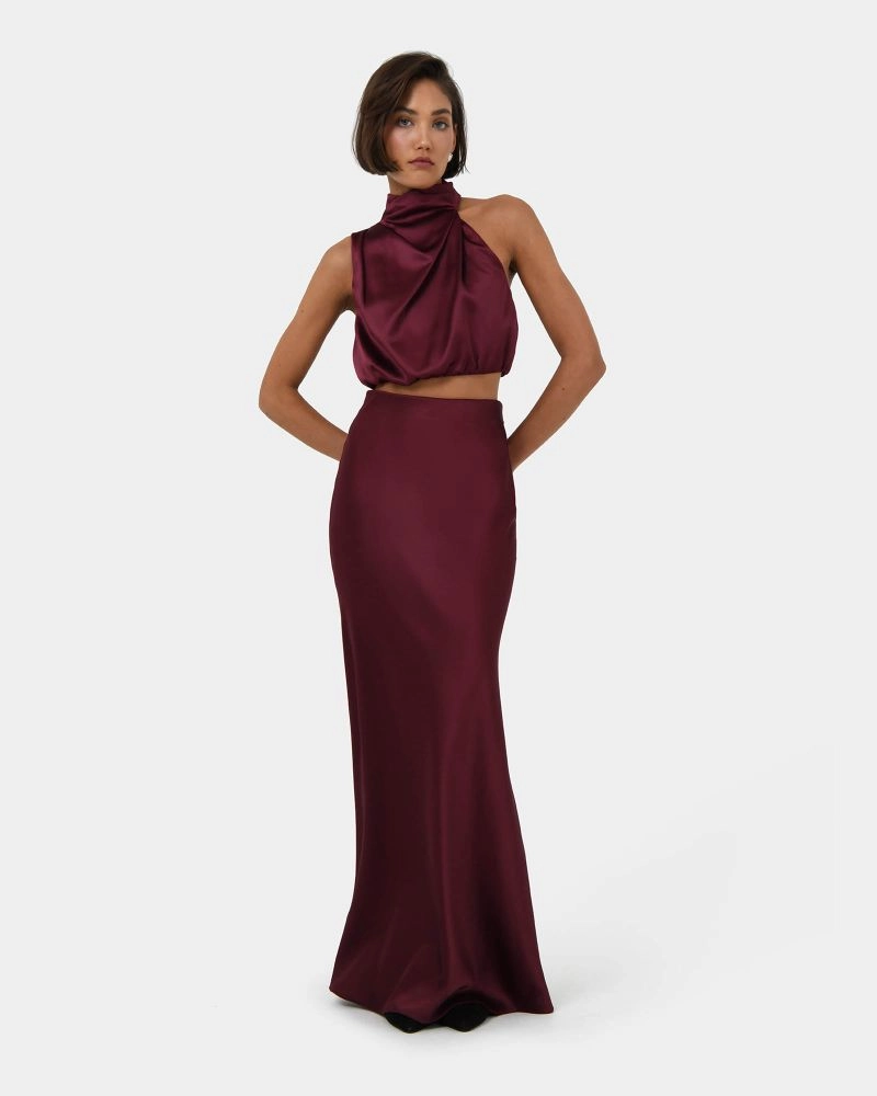 Forcast Clothing - Kaye Maxi Bias Skirt