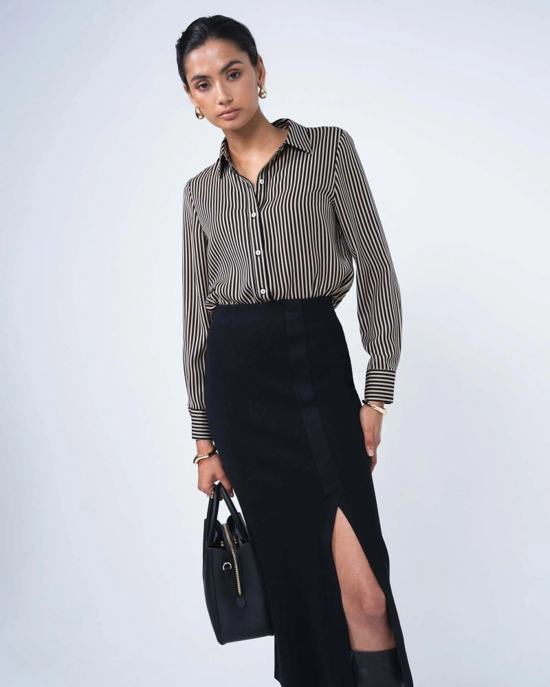 Forcast Clothing - Betty Knit Split Skirt 
