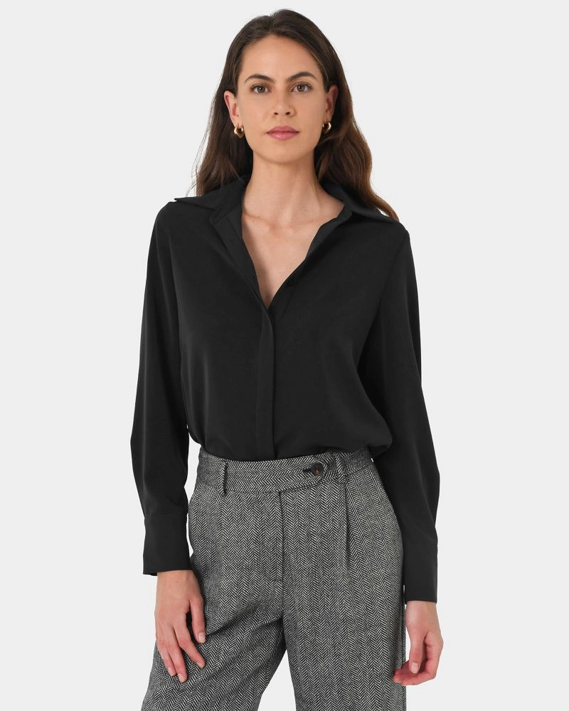 Forcast Clothing - Robin Collared Blouse