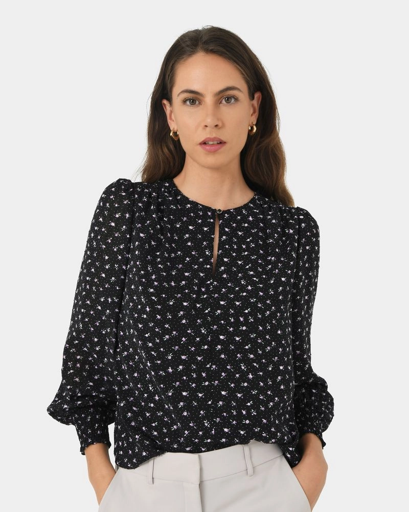 Forcast Clothing - Jana Round Neck Blouse