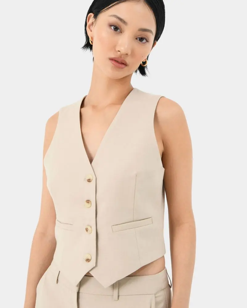 Forcast Clothing - Mariel Tailored Vest