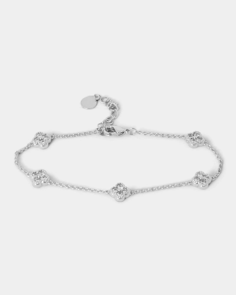 Forcast Accessories - Amora Sterling Silver Plated Bracelet