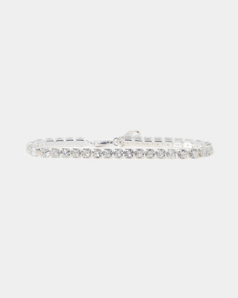 Forcast Accessories - Abby Sterling Silver Plated Bracelet