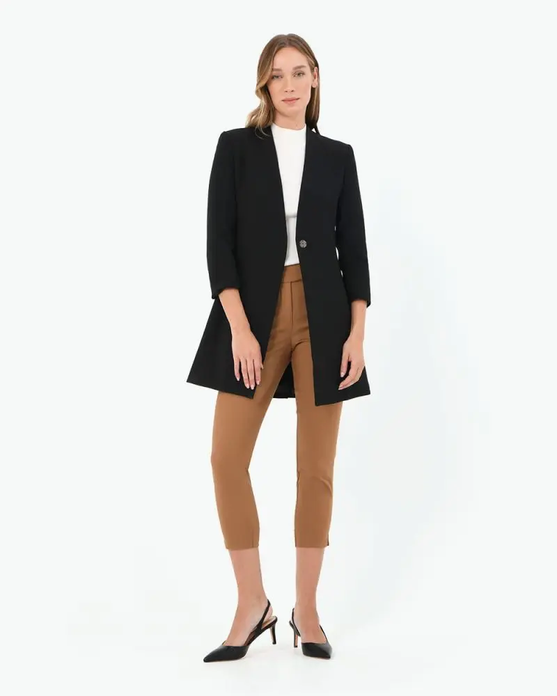Forcast Clothing - Chanelle Collarless Coat