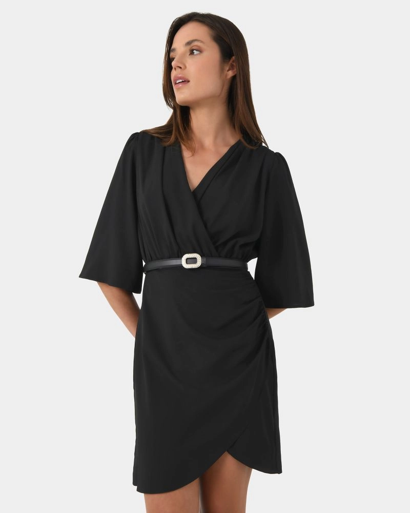 Queena Mini Dress | Black | Forcast - Forcast AU
