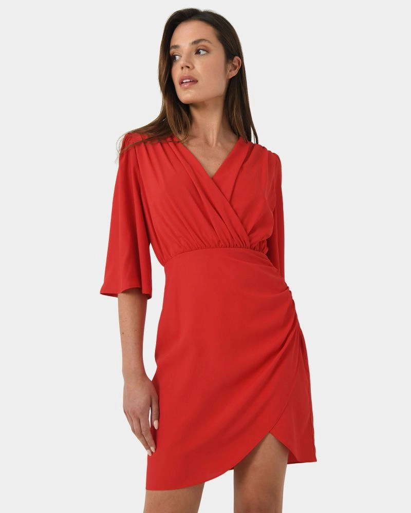 Queena Mini Dress | Red | Forcast - Forcast AU