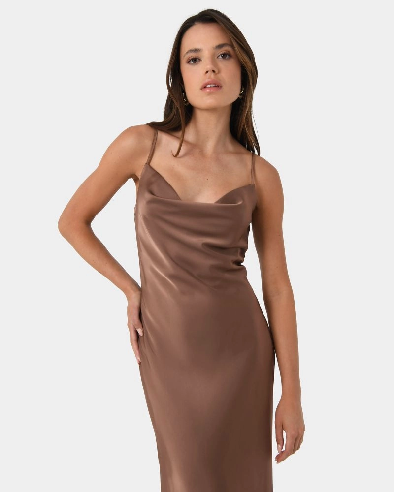 Forcast Clothing - Eden Cowl Neck Slip Dress