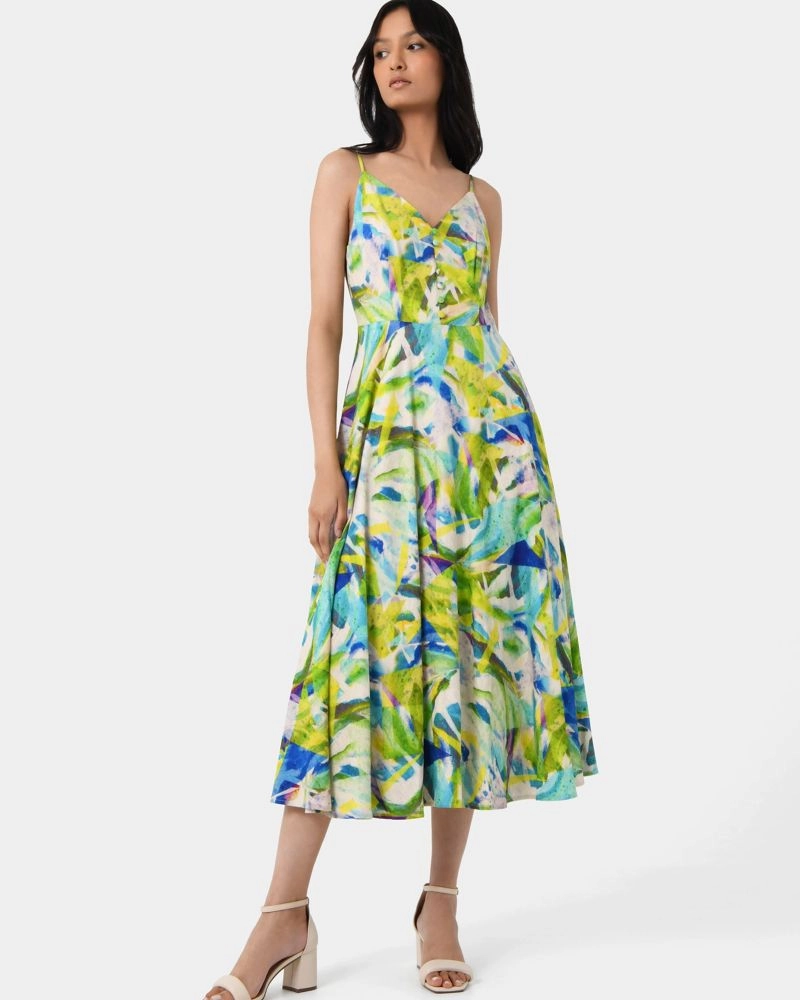 Forcast Clothing - Melia Linen-Blend Dress