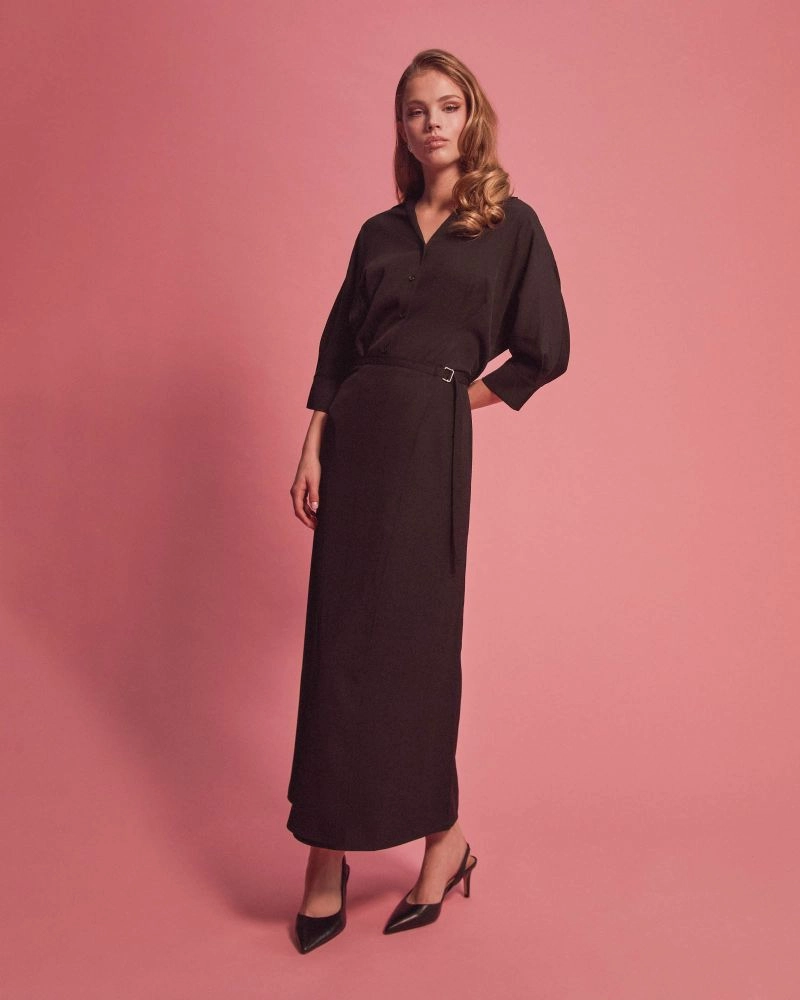 Forcast Clothing - Betty Wrap Tie Dress