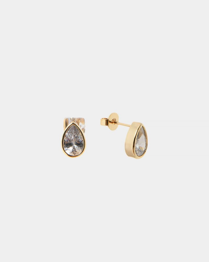 Forcast Accessories - Caterina 16k Gold Plated Earrings