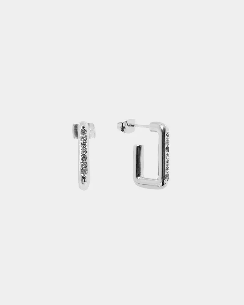 Forcast Accessories - Grecia Sterling Silver Plated Earrings