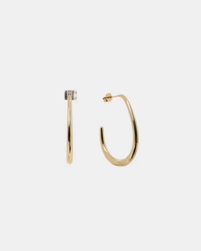 Forcast Accessories - Sylvia 16k Gold Plated Earrings
