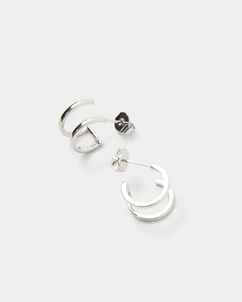 Forcast Accessories - Henley Sterling Silver Plated Earrings