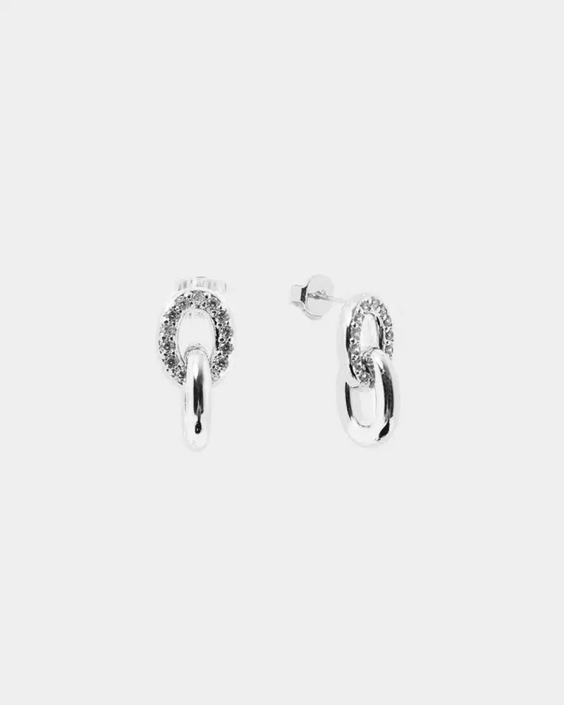 Forcast Accessories - Siana Sterling Silver Plated Earrings