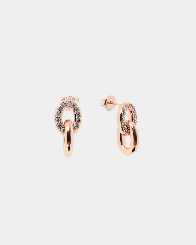 Forcast Accessories - Siana Rose Gold Plated Earrings