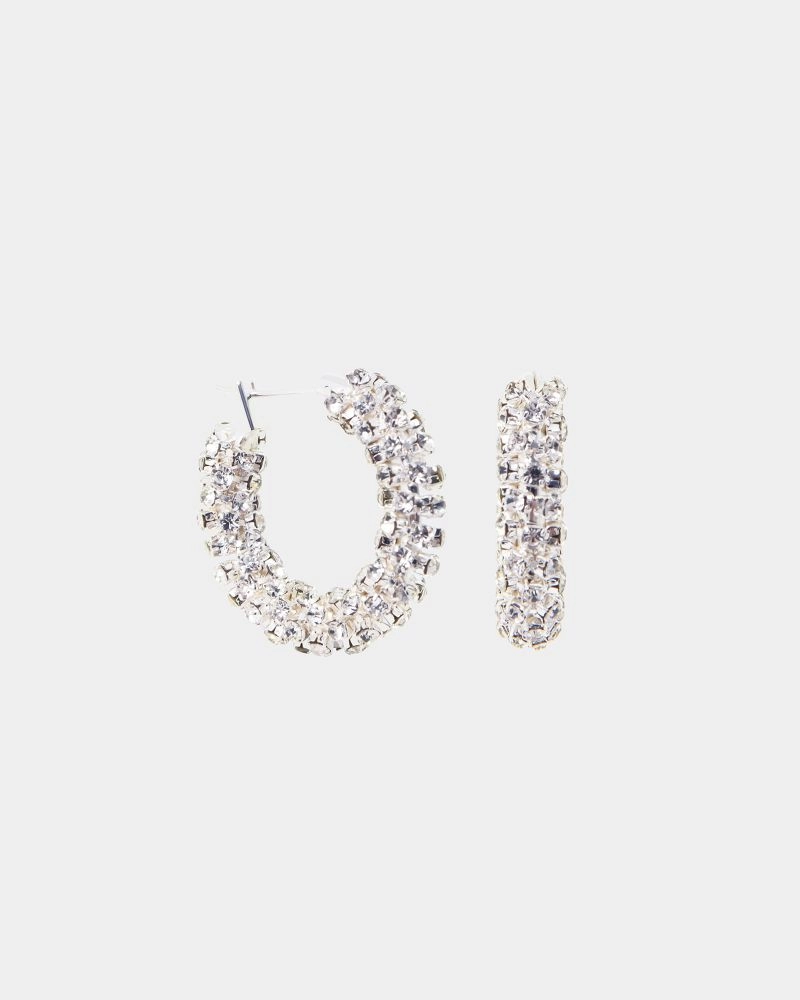 Forcast Accessories - Danica Sterling Silver Plated Earrings