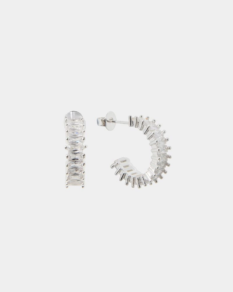 Forcast Accessories - Isa Sterling Silver Plated Earrings