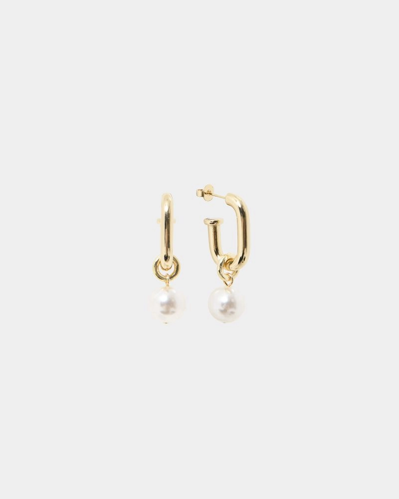 Forcast Accessories - Hazel 16k Gold Plated 2 Way Earrings