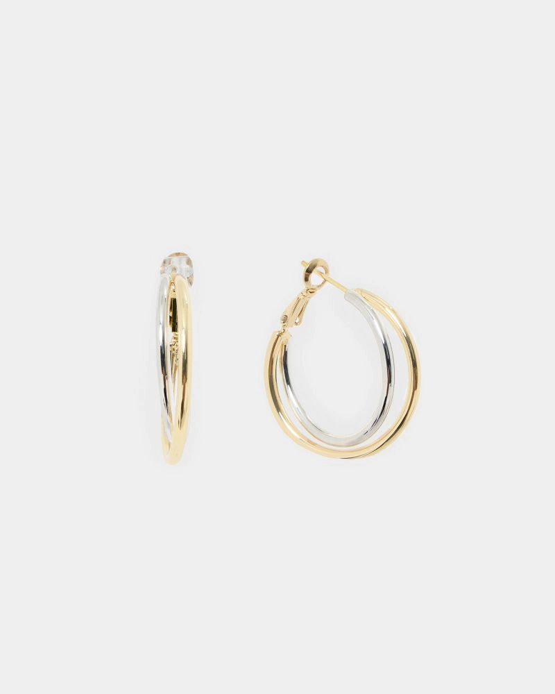Forcast Accessories - Kina 16k Gold & Sterling Silver Plated Earrings