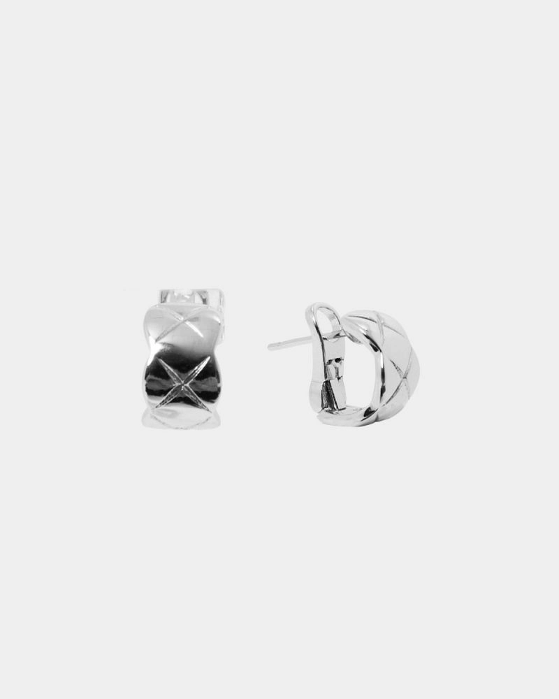 Forcast Accessories - Calla Sterling Silver Plated Earrings
