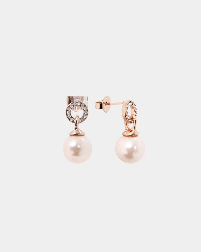 Forcast Accessories - Yvonne Rose Gold Plated Earrings