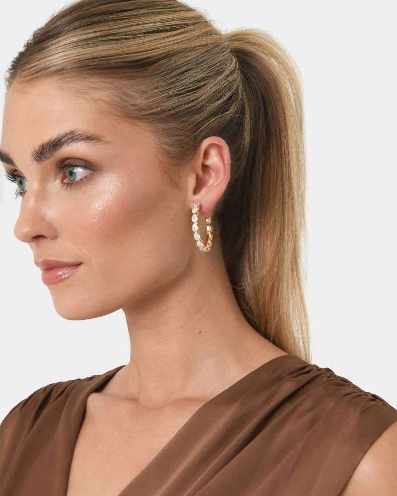 Forcast Accessories - Jada 16k Gold Plated Earrings
