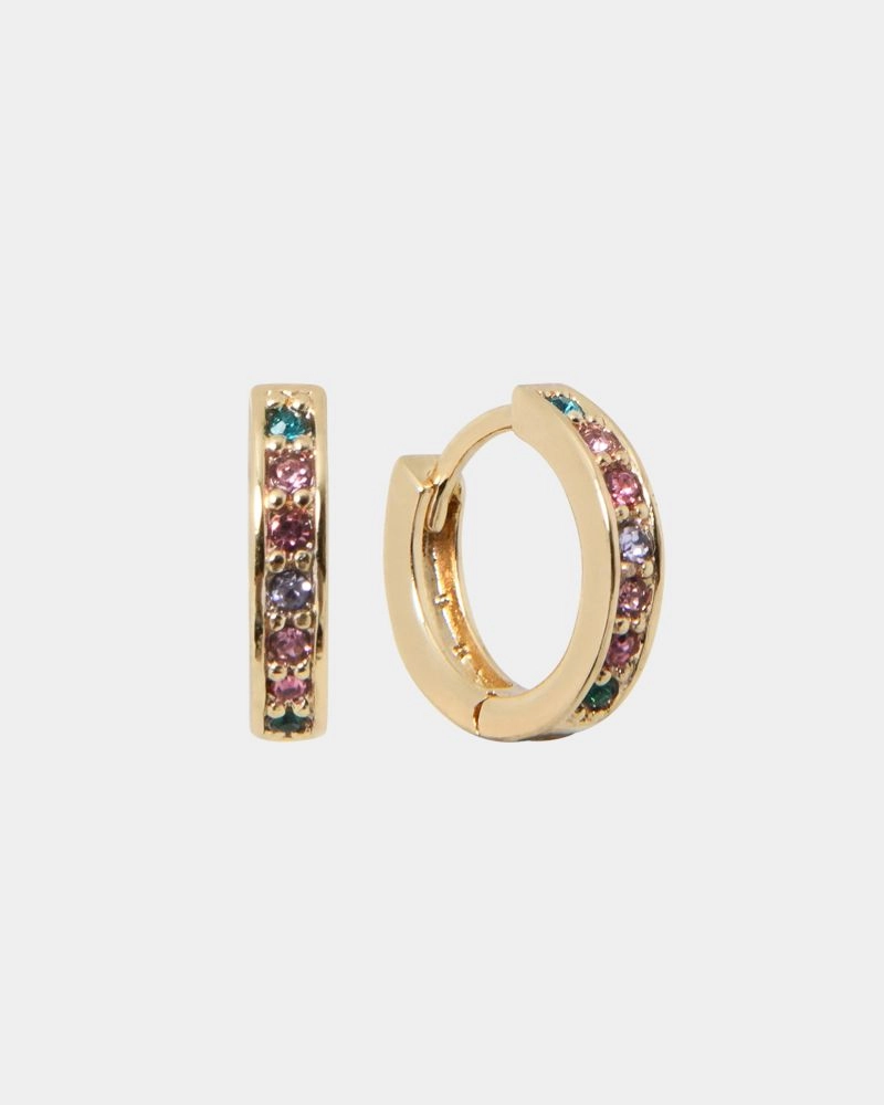 Forcast Accessories - Jolee 16k Gold Plated Earrings
