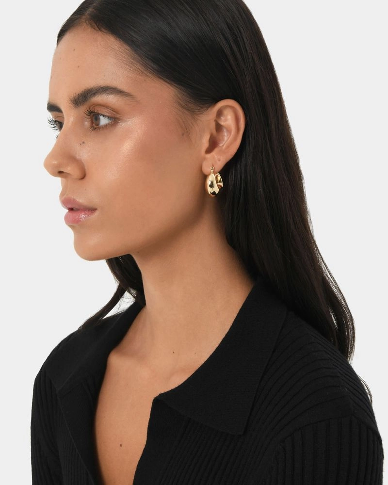 Forcast Accessories - Jianna 16k Gold Plated Earrings