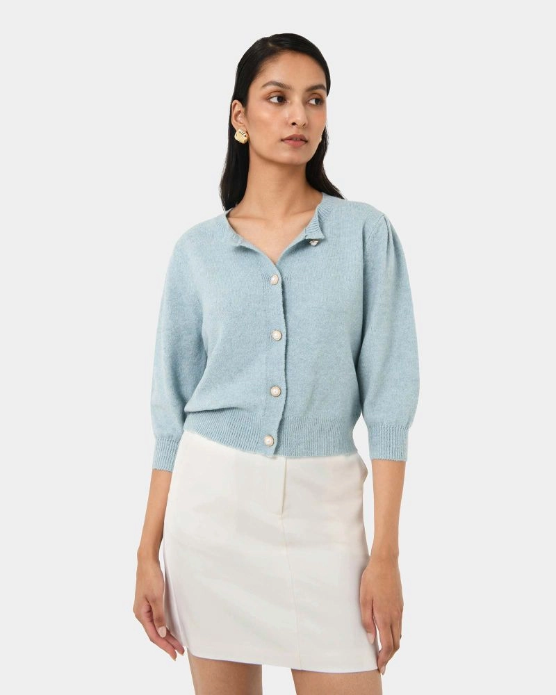 Forcast Clothing - Nia Button Cardigan 