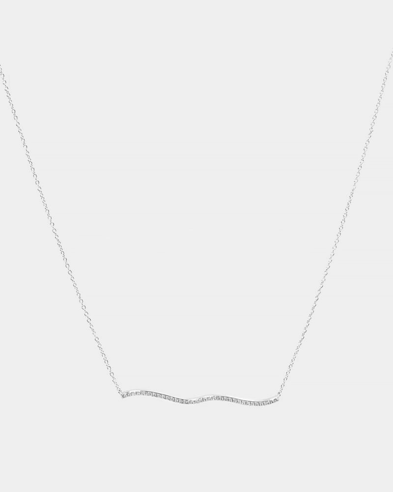 Forcast Accessories - Kaylee Sterling Silver Plated Necklace