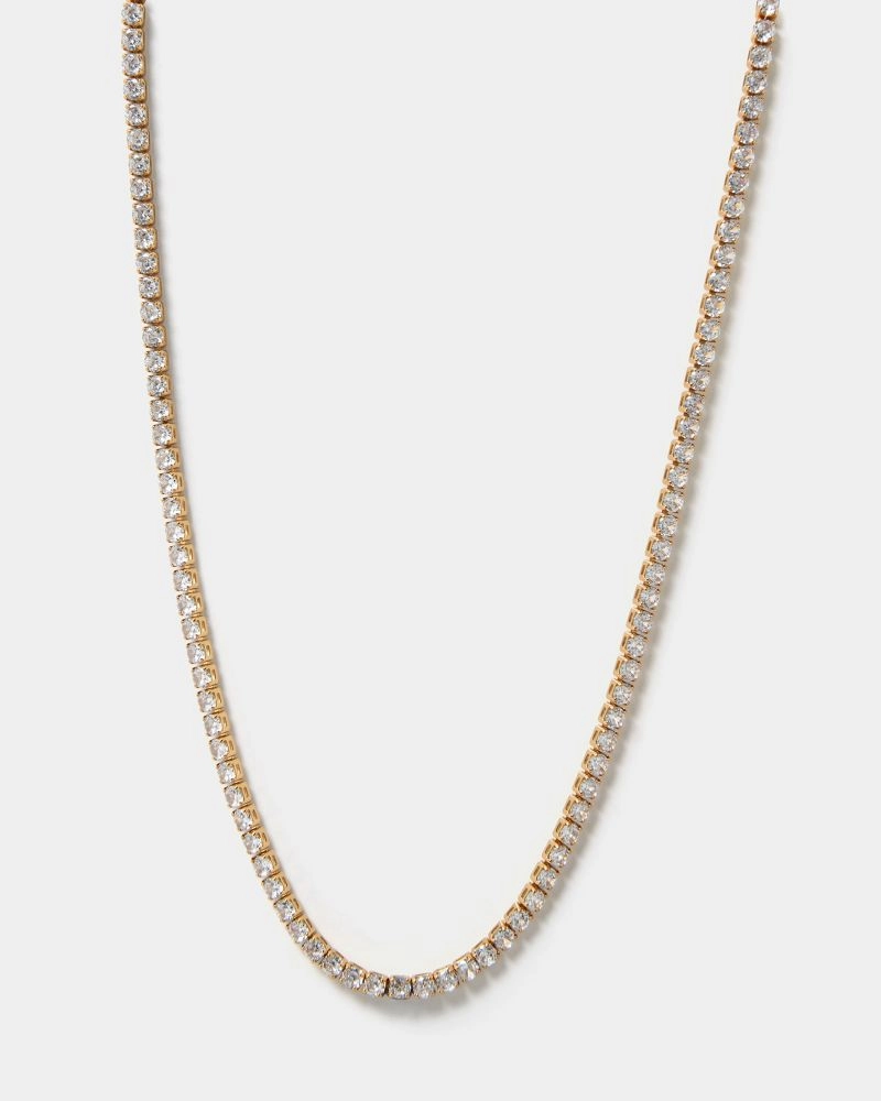 Forcast Accessories - Katerina 16k Gold Plated Necklace