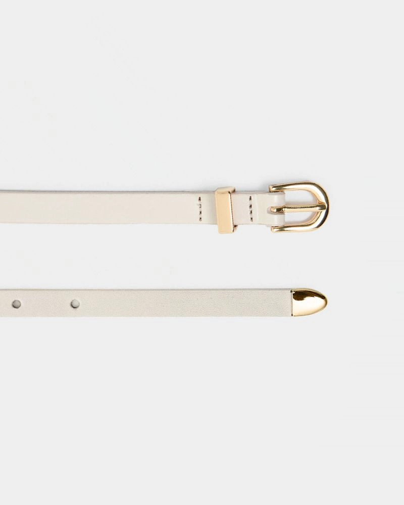 Forcast Accessories - Amira Slim Leather Belt